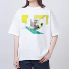 Yuki Horikoshiのタイルビル Oversized T-Shirt