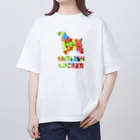 onehappinessのイングリッシュコッカースパニエル　骨ガム Oversized T-Shirt