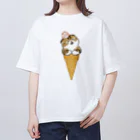 mofusandのアイスにゃん オーバーサイズTシャツ