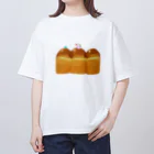 ぴおぴよマルシェのパンのお山でハイキング オーバーサイズTシャツ