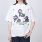 Rabbithumanaspetsの#コンテンポラリー３姉妹 Oversized T-Shirt