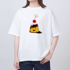 琥珀色に咲く花のプリン様 Oversized T-Shirt