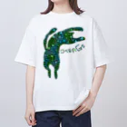 おくらのつぼのお手上げネコ Oversized T-Shirt