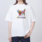 onehappinessのバーニーズ　マカロン Oversized T-Shirt