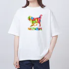 onehappinessのバーニーズ　骨ガム オーバーサイズTシャツ