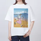 杜の魚の海とメデューサ オーバーサイズTシャツ