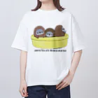 ヤママユ(ヤママユ・ペンギイナ)のタライリムジン(ケープ、マゼラン、フンボルト) Oversized T-Shirt