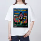 Miyakojima1_2Parkのアメコミ風デザイン Oversized T-Shirt