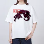 猫製作所のクロネコちゃんグッズ1 Oversized T-Shirt