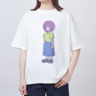 微々子(Viviko)の棒立ち女子 オーバーサイズTシャツ