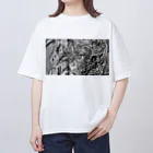 半熟パーマ工房のhorizon-Re Oversized T-Shirt