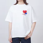 真夏のホットコーヒーのワタシのココロ Oversized T-Shirt