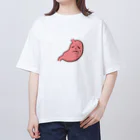 ナチュラルサトシのめへの何か言いたげな胃 Oversized T-Shirt