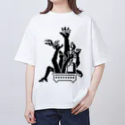 ずぅんのドットボンサイ「手」 Oversized T-Shirt