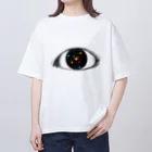 瑛の目の中に太陽系feat.冥王星 オーバーサイズTシャツ