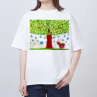 しえ*shopの希望の木　-壁紙用- オーバーサイズTシャツ