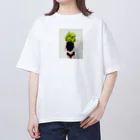 trickNFTartの土桔梗(Eustoma) オーバーサイズTシャツ