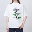 natoronの紫陽花とおさかな オーバーサイズTシャツ