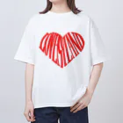 ChiakiのRed Logo オーバーサイズTシャツ