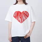 ChiakiのRed Logo Oversized T-Shirt