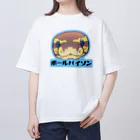 にくきうのおみせのボールパイソン オーバーサイズTシャツ