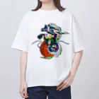 eleki‘s factoryの∞ドラゴン#1　グリッチ オーバーサイズTシャツ