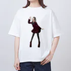 【ホラー専門店】ジルショップの紅い制服の女学生＊おしゃれ＊可愛い Oversized T-Shirt