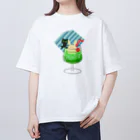 SHOP ベアたんのシュワシュワ　フチネコさん Oversized T-Shirt