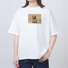 ポメラニアンのつくねのポメラニアンのつくね オーバーサイズTシャツ