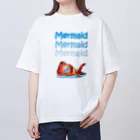 ウッチー組のマーメイド金魚・憂い Oversized T-Shirt