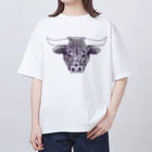 おいしい明太子のBULL Tシャツ オーバーサイズTシャツ