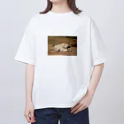 75の暑さにやられ動物1 オーバーサイズTシャツ