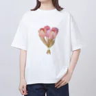 わんさかもりもり商店のles tulipes オーバーサイズTシャツ