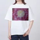 光のパステルアート　Hisaの光のパステルアート　光の花 Oversized T-Shirt