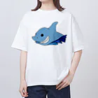 Bejopの悪戯心_サメ オーバーサイズTシャツ