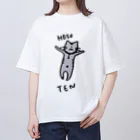 まよしのへそてんねこ オーバーサイズTシャツ