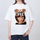 Re:Re:SmileyのBear Girl ☆◡̈⋆ オーバーサイズTシャツ