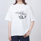 うさぎちゃんアイランドのおでかけうさぎちゃん Oversized T-Shirt