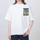 ピリカとカムイの保護猫のカムイ君 Oversized T-Shirt