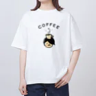 ワカボンドのコーヒー大好きコヒィくん オーバーサイズTシャツ