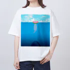 いちごだわし🐹のFloating Vacation 2 オーバーサイズTシャツ