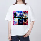 Laugh Rain LaboのWe have a lot to talk about. Oversized T-Shirt