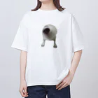 ロキの店の回転犬 オーバーサイズTシャツ