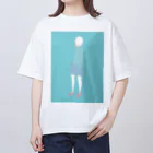 YU_SHOPのエモい女の子Tシャツ オーバーサイズTシャツ