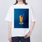 Kensuke Hosoyaの100%オレンジジュース オーバーサイズTシャツ