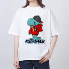 おむれつ商店のくじらっぱー Oversized T-Shirt