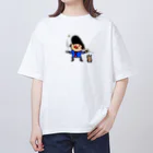 momino studio SHOPの曲食べ Oversized T-Shirt