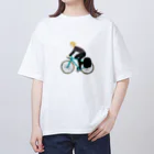 またたび/日本一周アイドルの背景なしノーマル オーバーサイズTシャツ