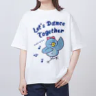  Millefy's shopのLet’s Dance Together Oversized T-Shirt