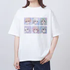 貝柱のgirls オーバーサイズTシャツ